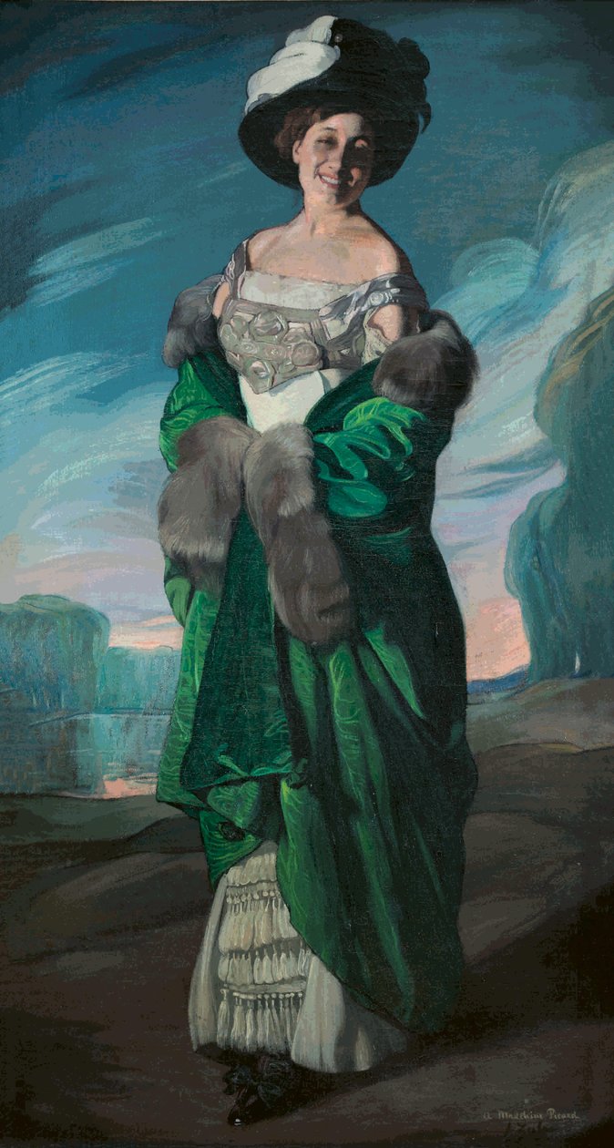 Portrett av Madeleine Picard, 1909. av Ignacio Zuloaga y Zabaleto