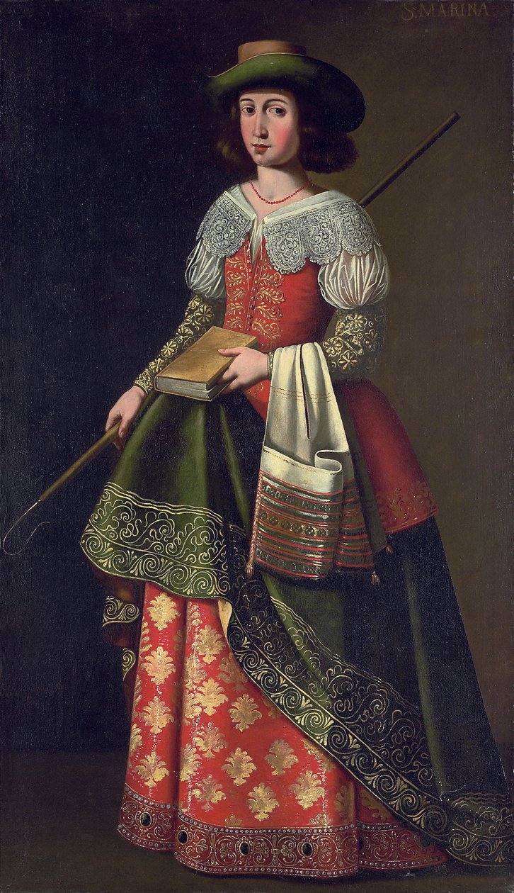 Den hellige Margareta av Antiokia som gjeterinne av Ignacio de Ries