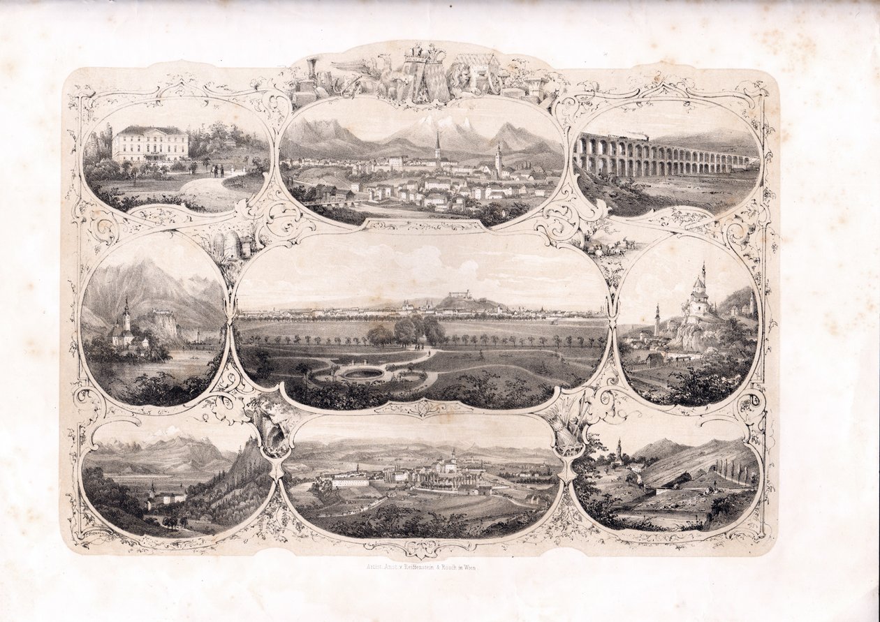 Ljubljana av Ignaz von Kleinmayr