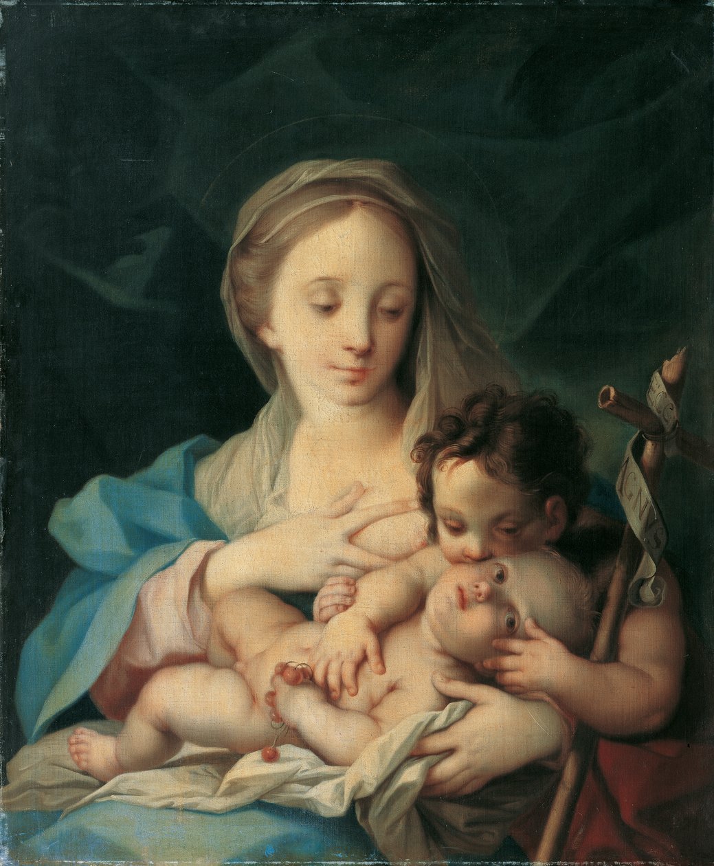Maria med barnet og Johannesknaben av Ignaz Stern