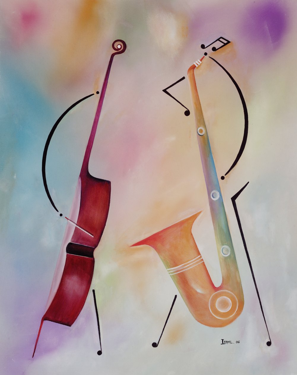 Bass og Sax, 2006 av Ikahl Beckford