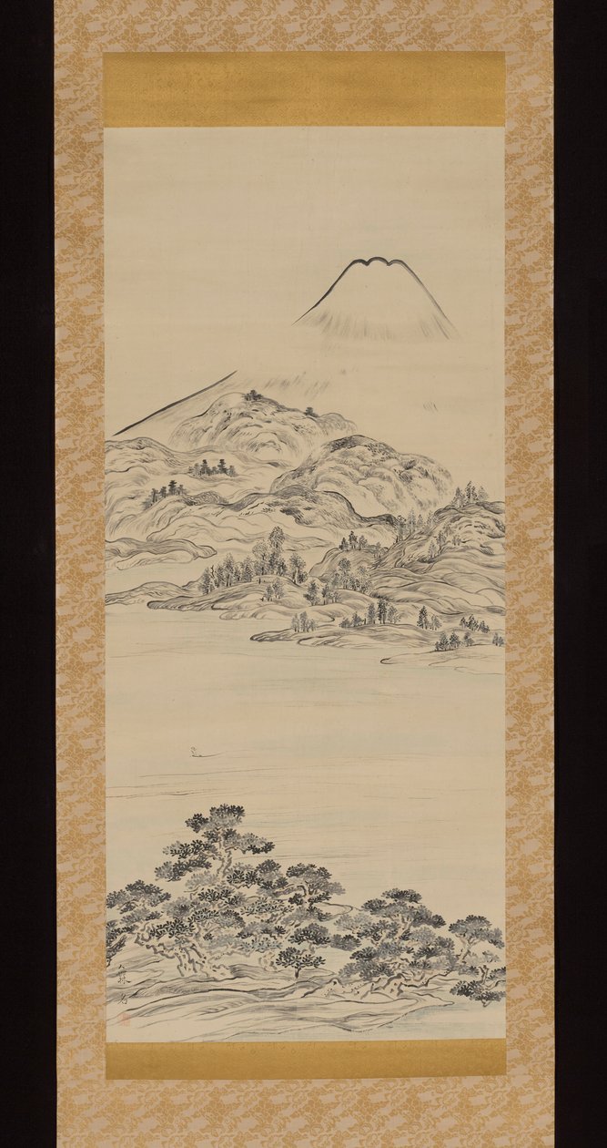 Mount Fuji, med utsikt fra Tago no Ura Bay av Ike no Taiga