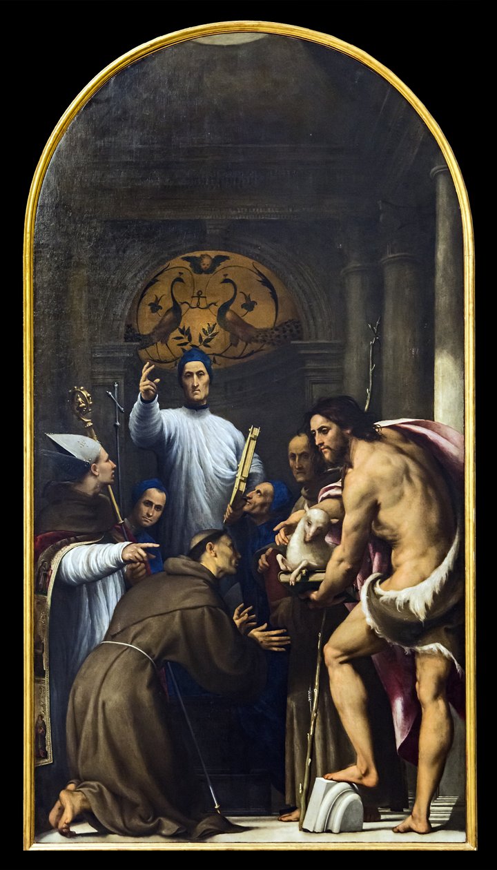 Akademiet - salige Giovanni Giustiniani og de hellige av Il Pordenone av Il Pordenone