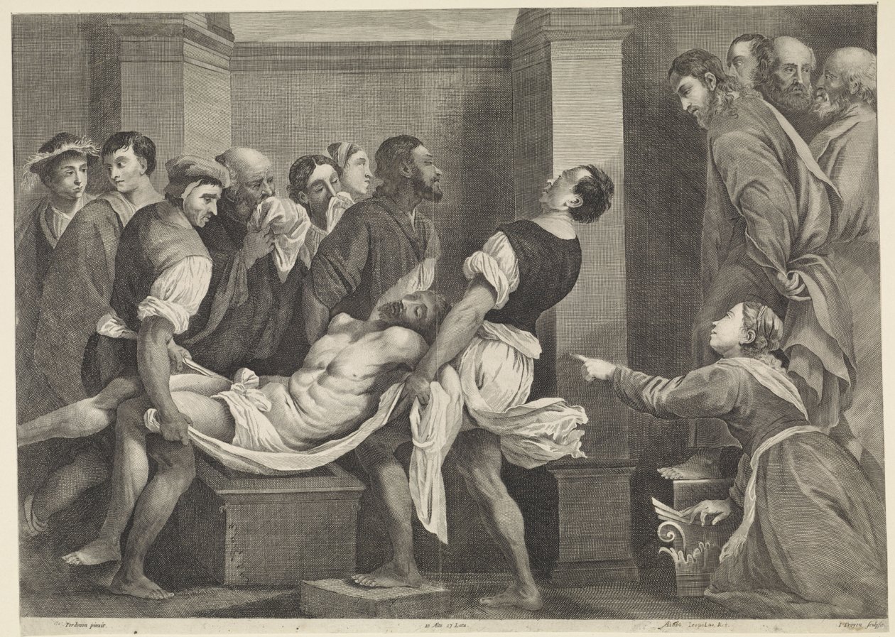 Oppdra Lazarus av Il Pordenone