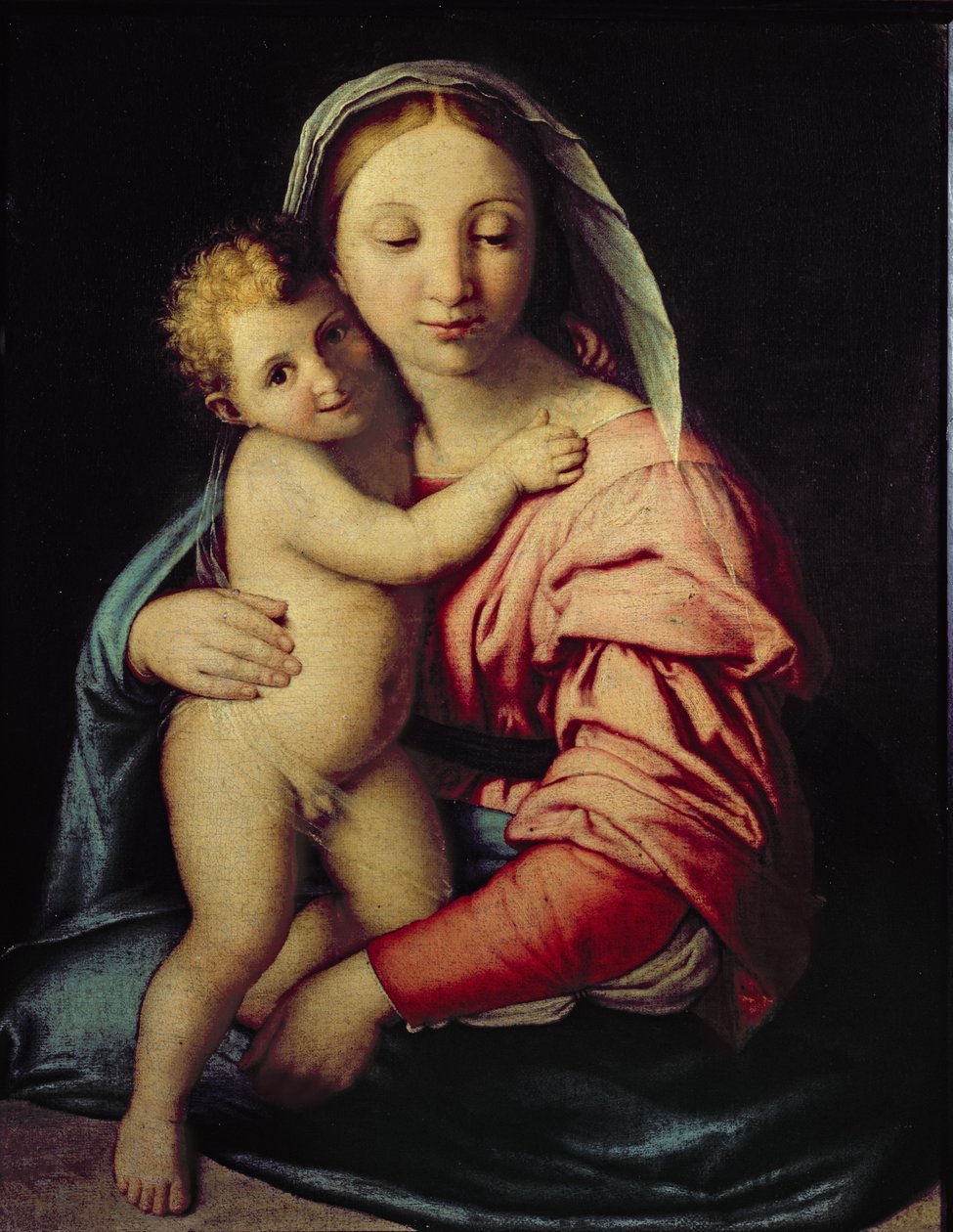 Madonna og barn av Il Sassoferrato