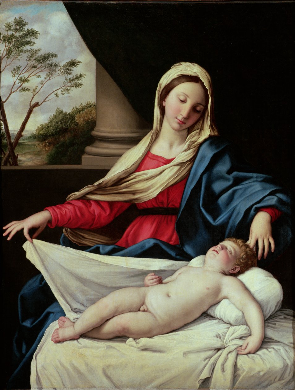 Madonna og barn av Il Sassoferrato