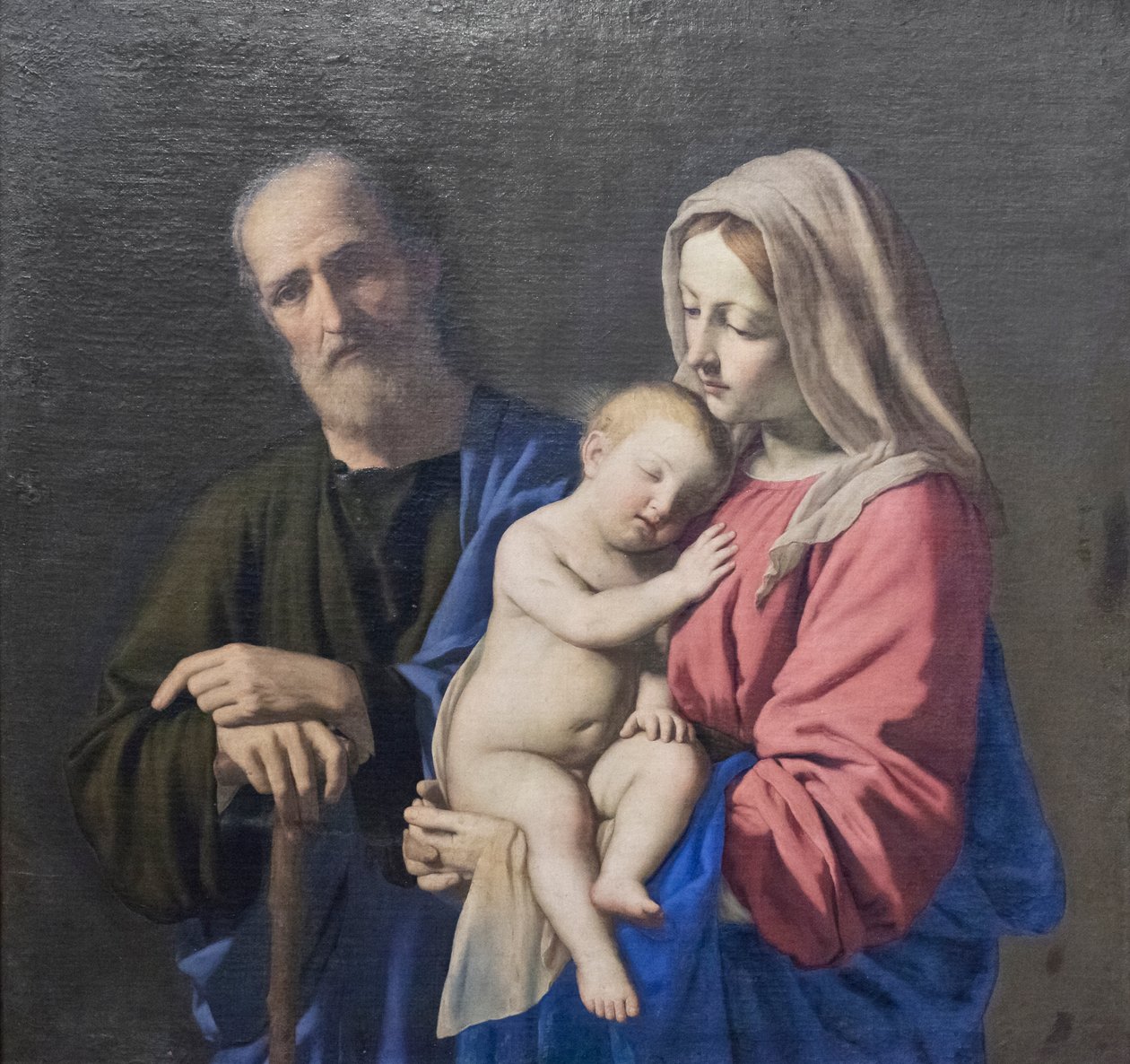 Den hellige familie av Il (1609 85) Sassoferrato