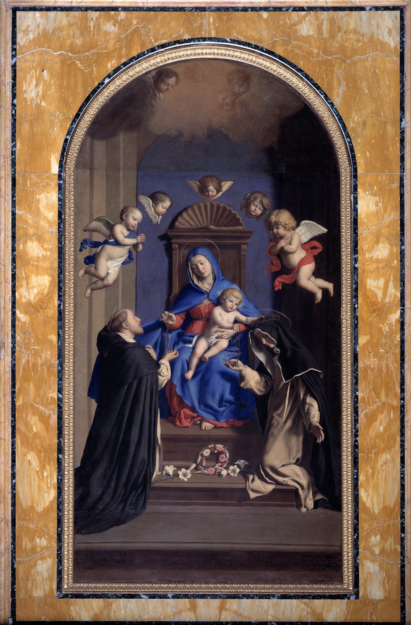 Jomfru av rosenkransen (maleri av Il  Sassoferrato
