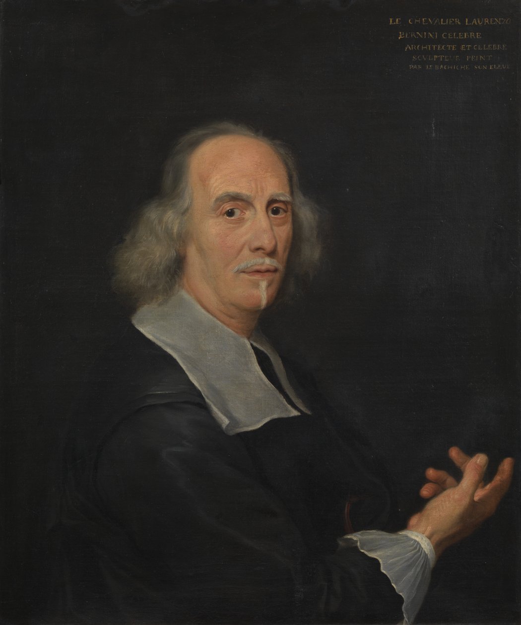 Portrett av Gian Lorenzo Bernini, av Il Baciccio