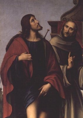 St. Roch (detalj fra altertavle) av Il Francia