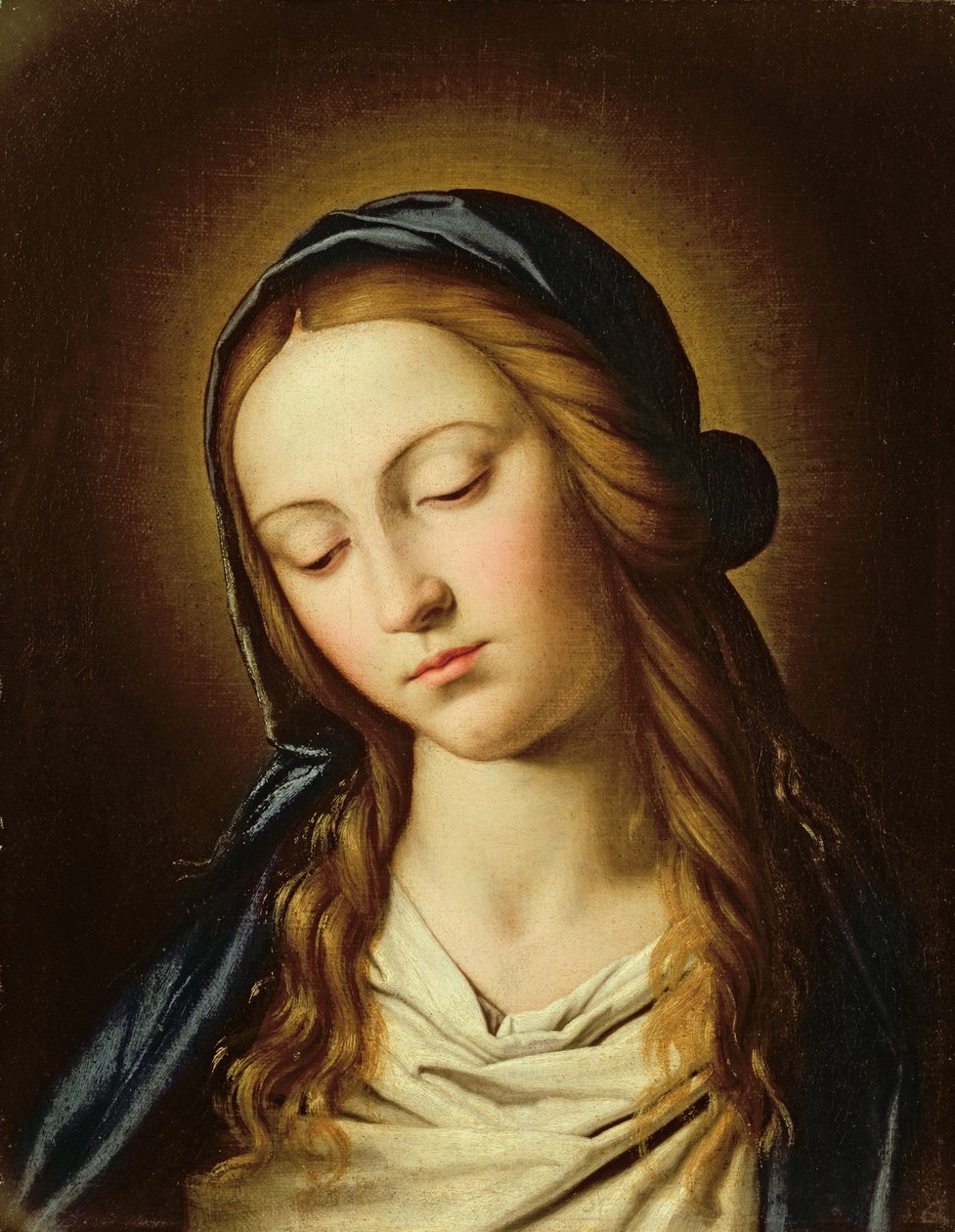Leder for Madonnaen av Il Sassoferrato