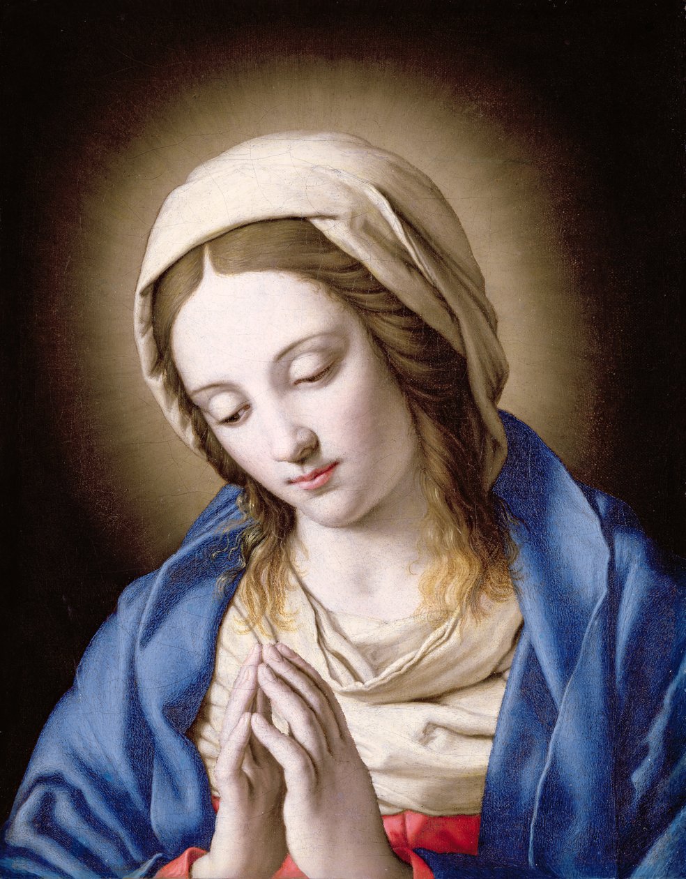 Madonnaen ber av Il Sassoferrato