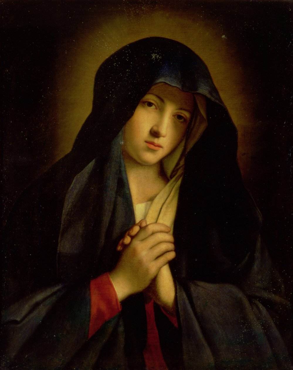 Madonnaen i sorg av Il Sassoferrato
