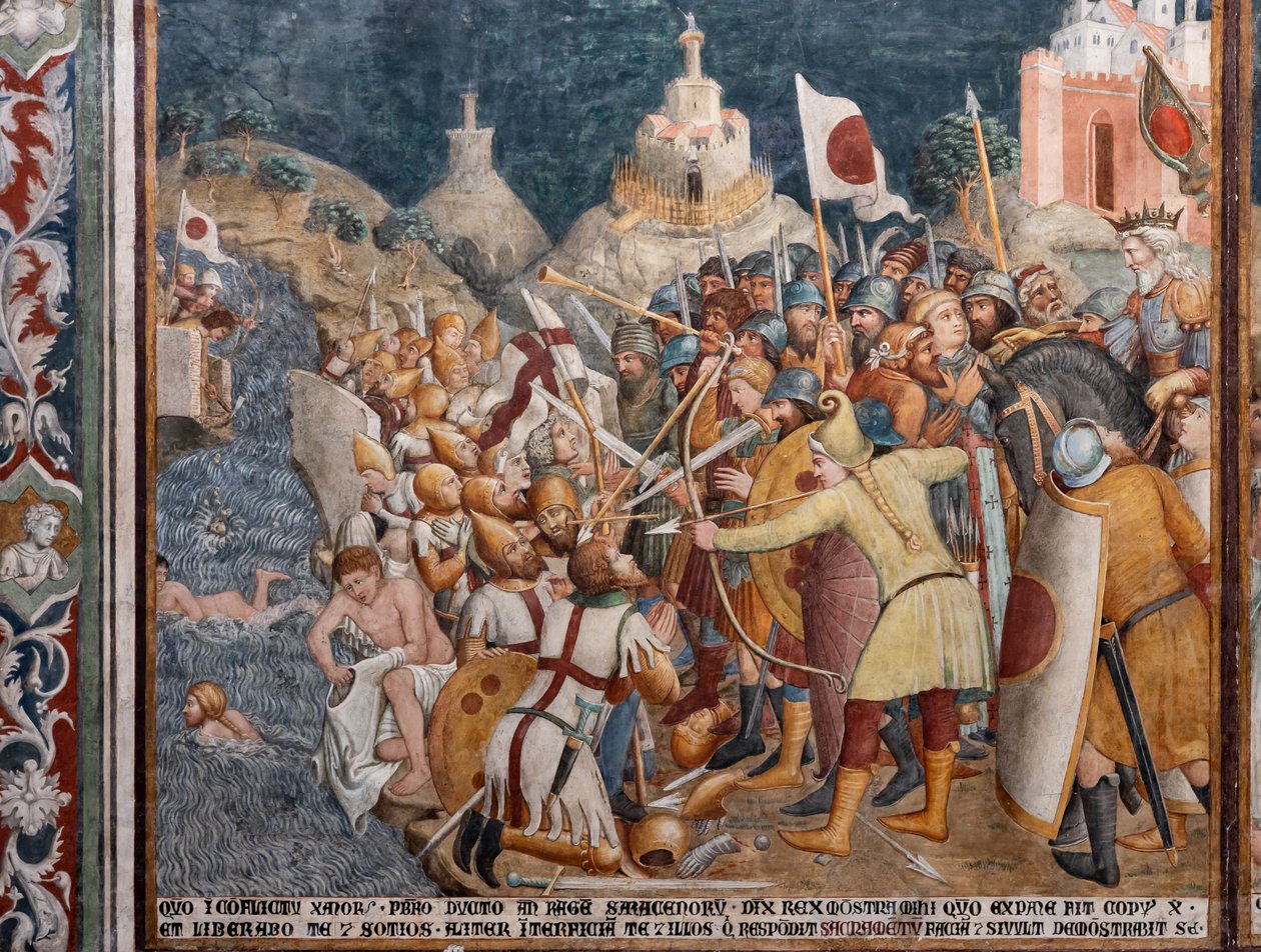 Fresker, detaljer av Ilario and others Ugolino di Prete