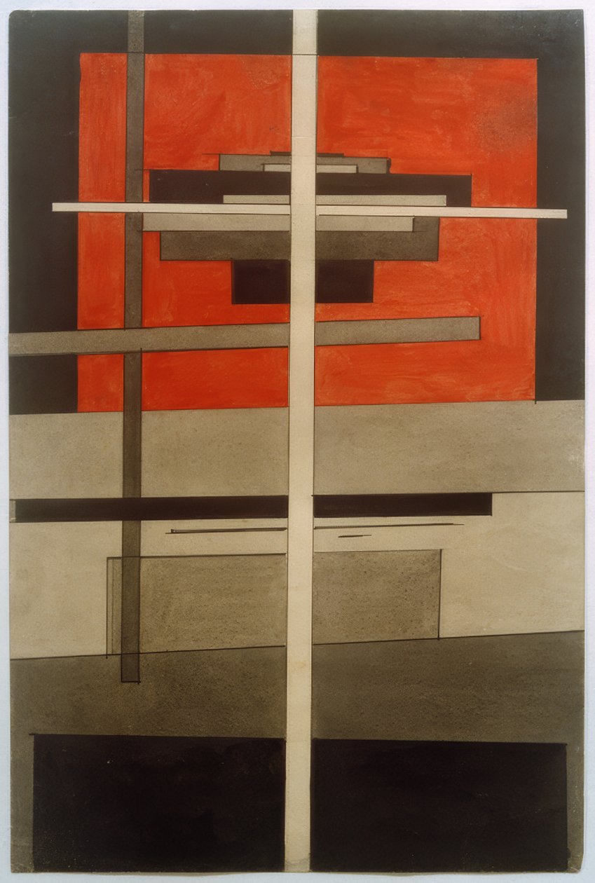 Suprematistisk komposisjon av Ilja Grigorewitsch Tschaschnik