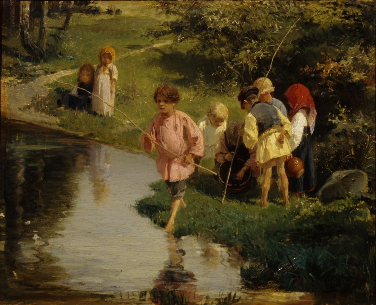 Barnefiske, 1882 av Illarion Mikhailovich Pryanishnikov