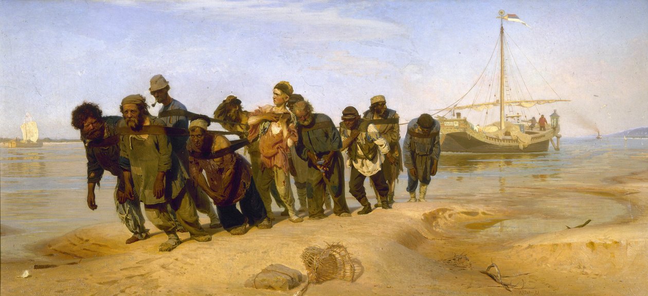 Lektere på Volga av Ilya Efimovich Repin