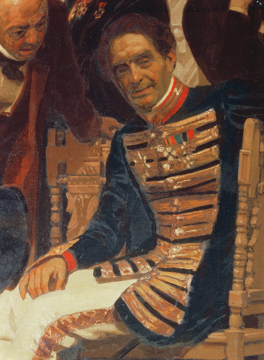 Grev Aleksei Lvov (1798-1870), fra slaviske komponister, 1890-tallet (detalj) av Ilya Efimovich Repin