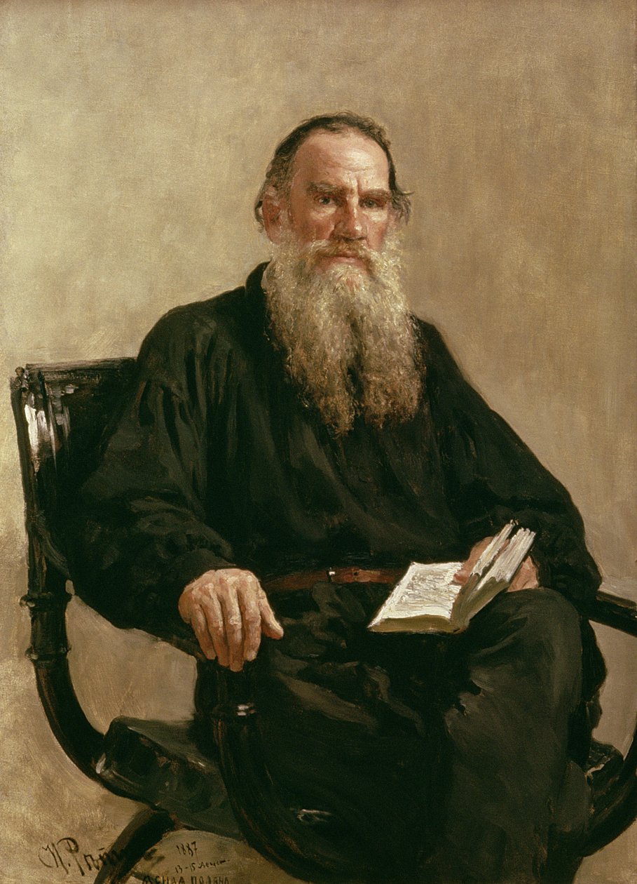 Leo Tolstoj (1828-1910) 1887 av Ilya Efimovich Repin