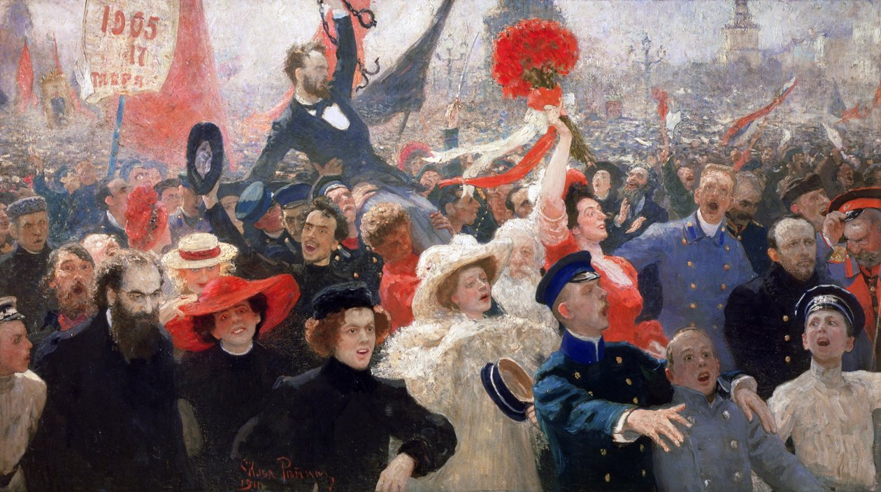 17. oktober 1905 av Ilya Efimovich Repin