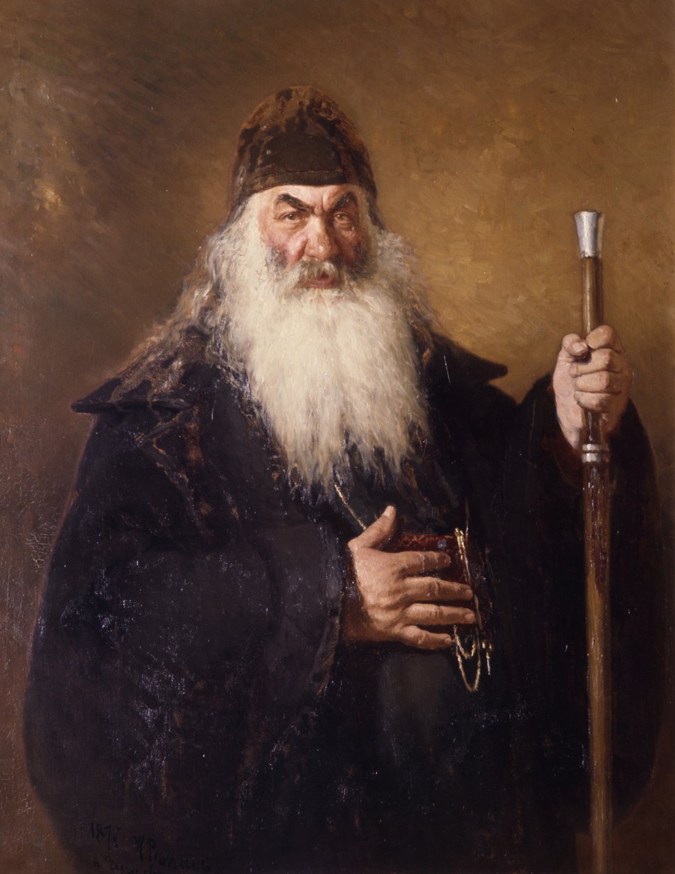 Protodiakon av Ilya Efimovich Repin