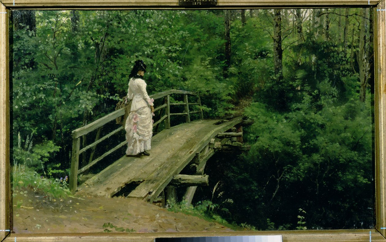 Sommerlandskap, 1879 av Ilya Efimovich Repin