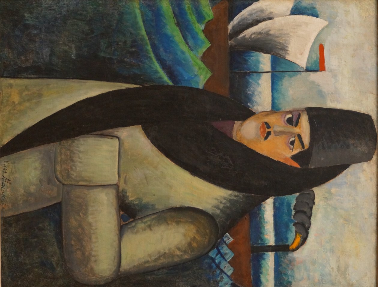 Selvportrett av Ilya Ivanovich Mashkov