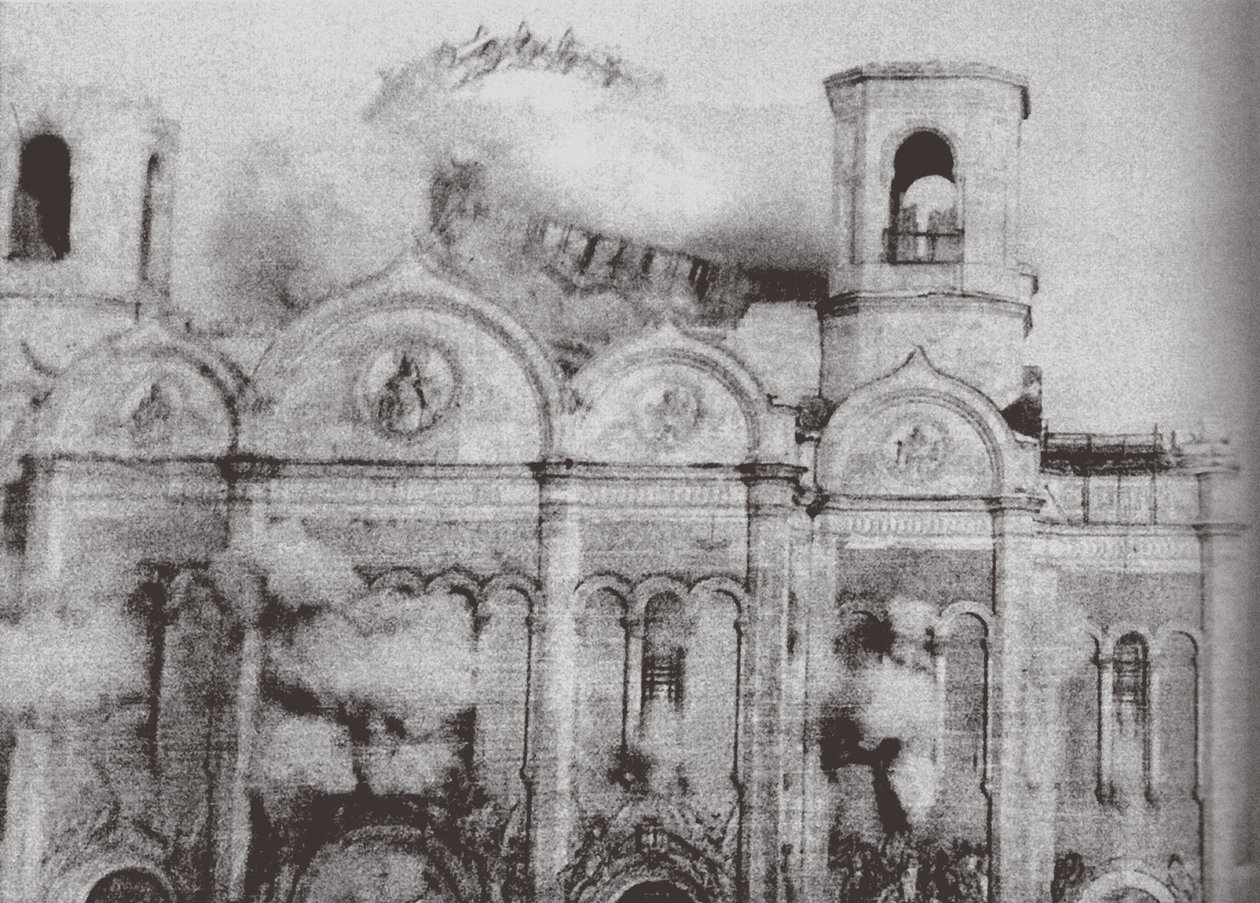 Rivingen av katedralen til Frelseren Kristus i Moskva, 1931 av Ilya Arnoldovich Ilf