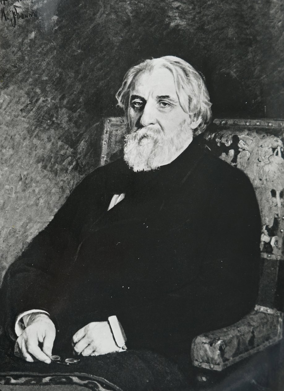 Ivan Sergejevitsj Turgenev av Ilya Efimovich (after) Repin