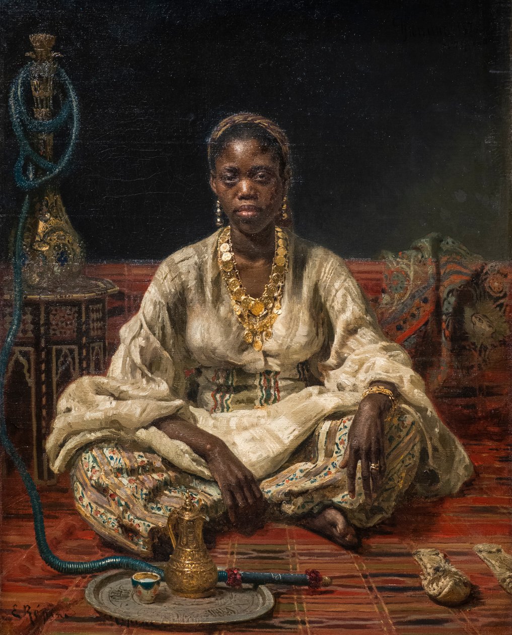 SVART KVINNE av Ilya Efimovich Repin