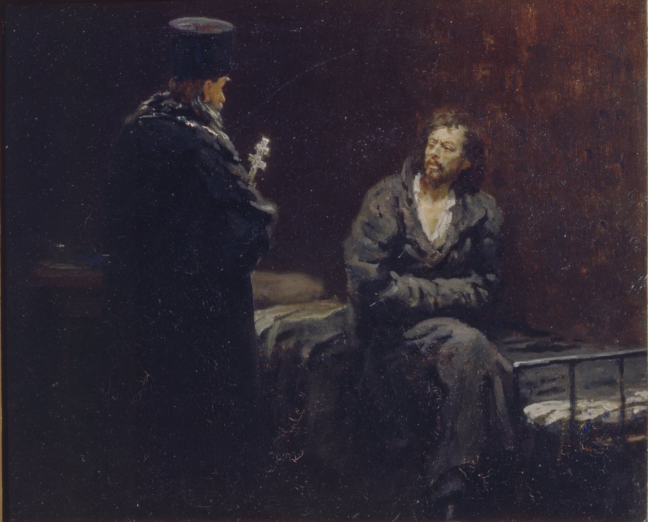 Før skriftemålet, 1879-1885 av Ilya Efimovich Repin