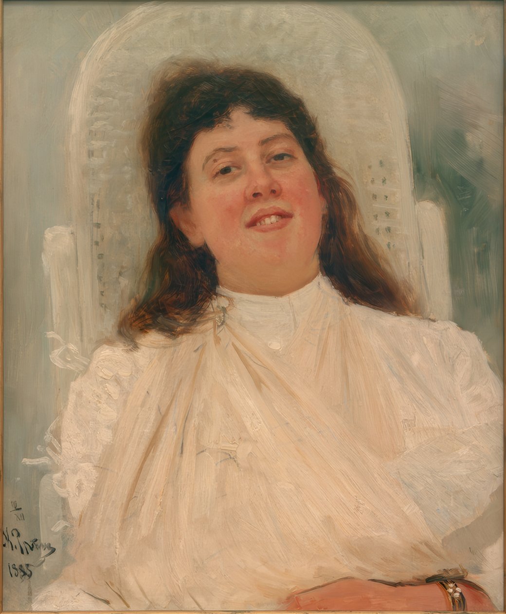 Portrett av Marianne von Werefkin av Ilya Efimovich Repin