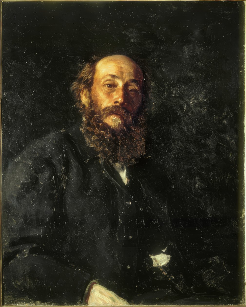 Portrett av maleren Nikolai Gay av Ilya Efimovich Repin