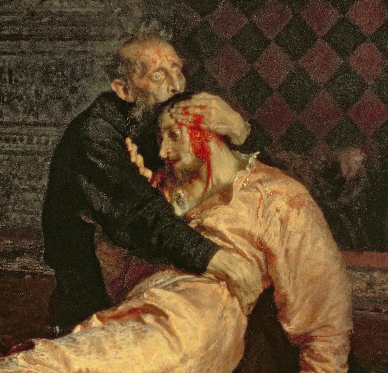 Ivan den grusomme og hans sønn den 16. november av Ilya Efimovich Repin