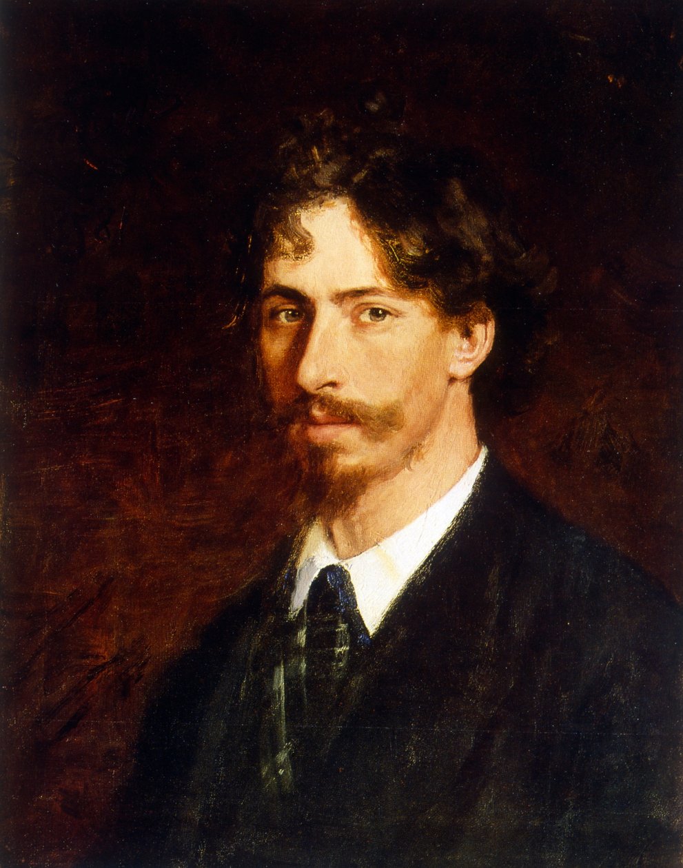 Portrett av Ilya Repin av Ilya Efimovich Repin