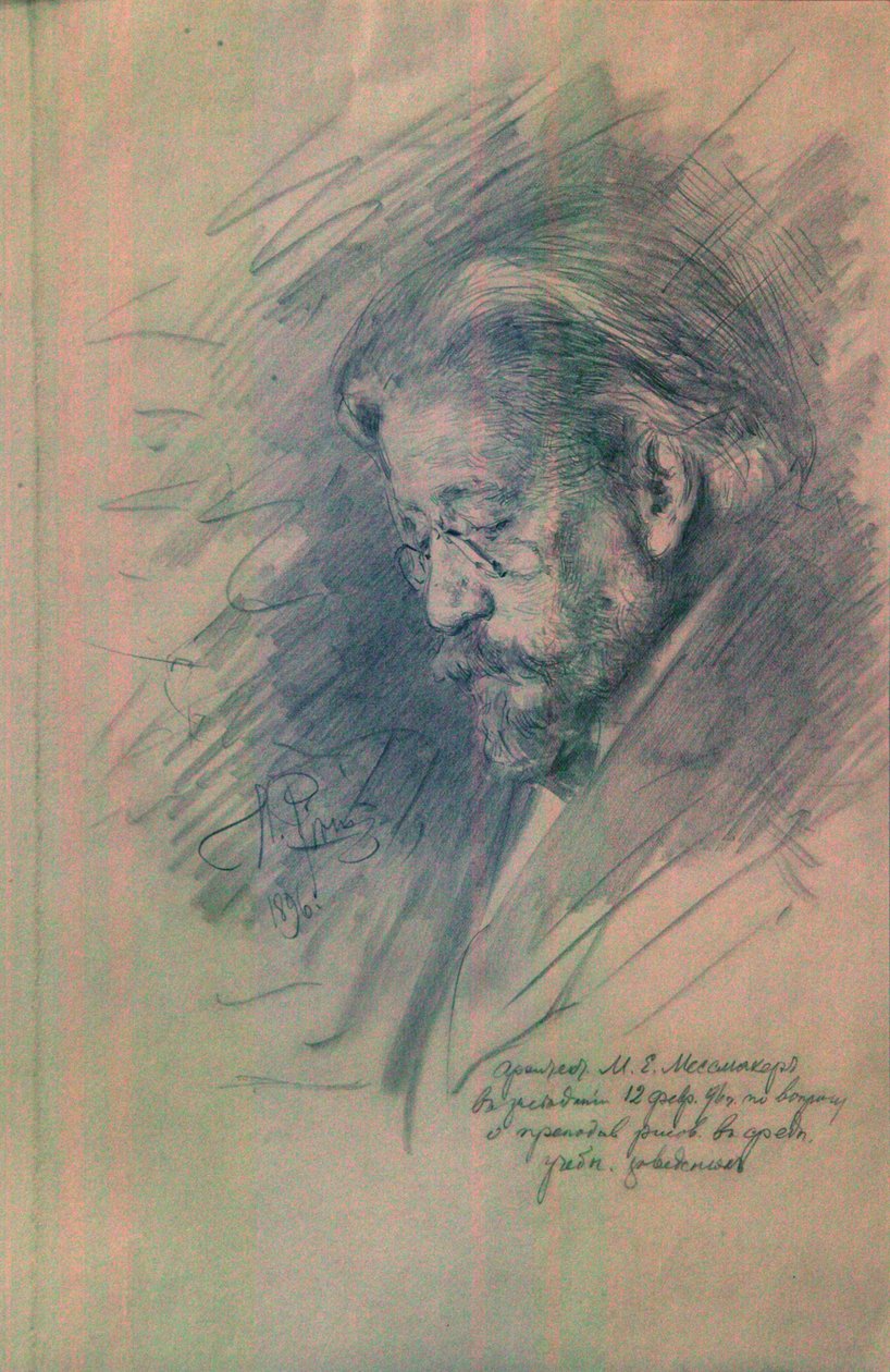 Portrett av Maximilian von Messmacher 18421906, 1896 av Ilya Efimovich Repin