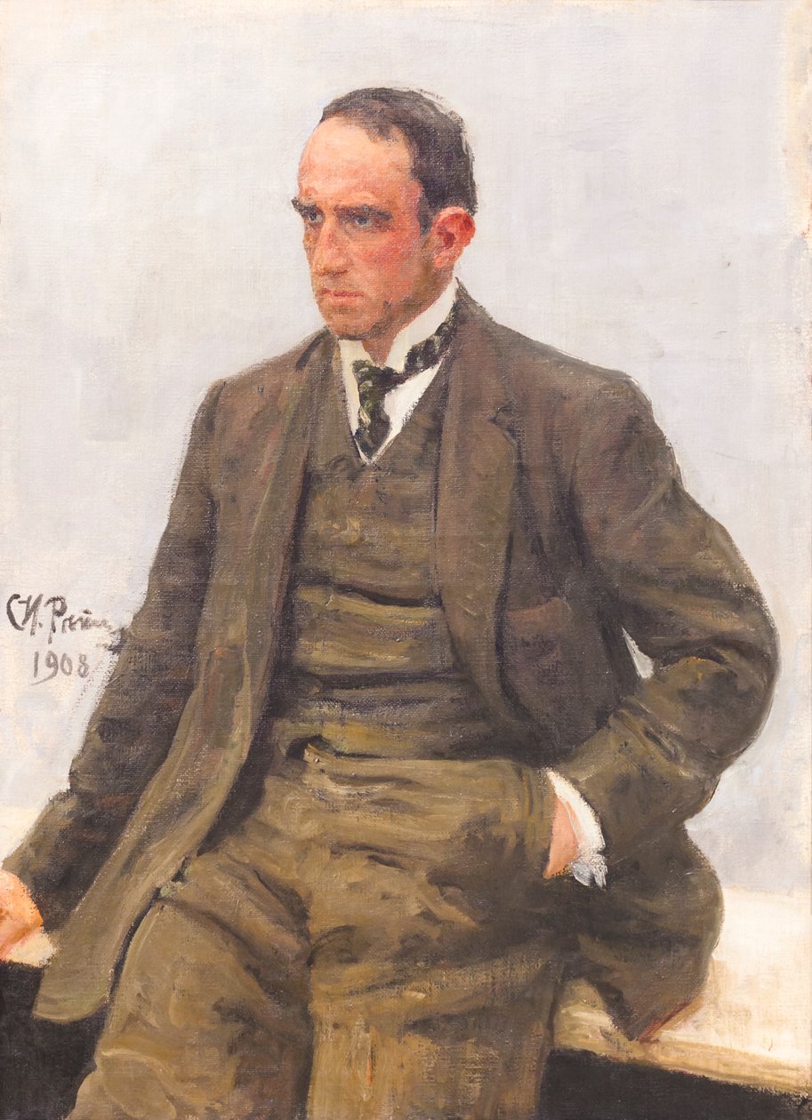 Portrett av Paolo Troubetzkoy av Ilya Efimovich Repin