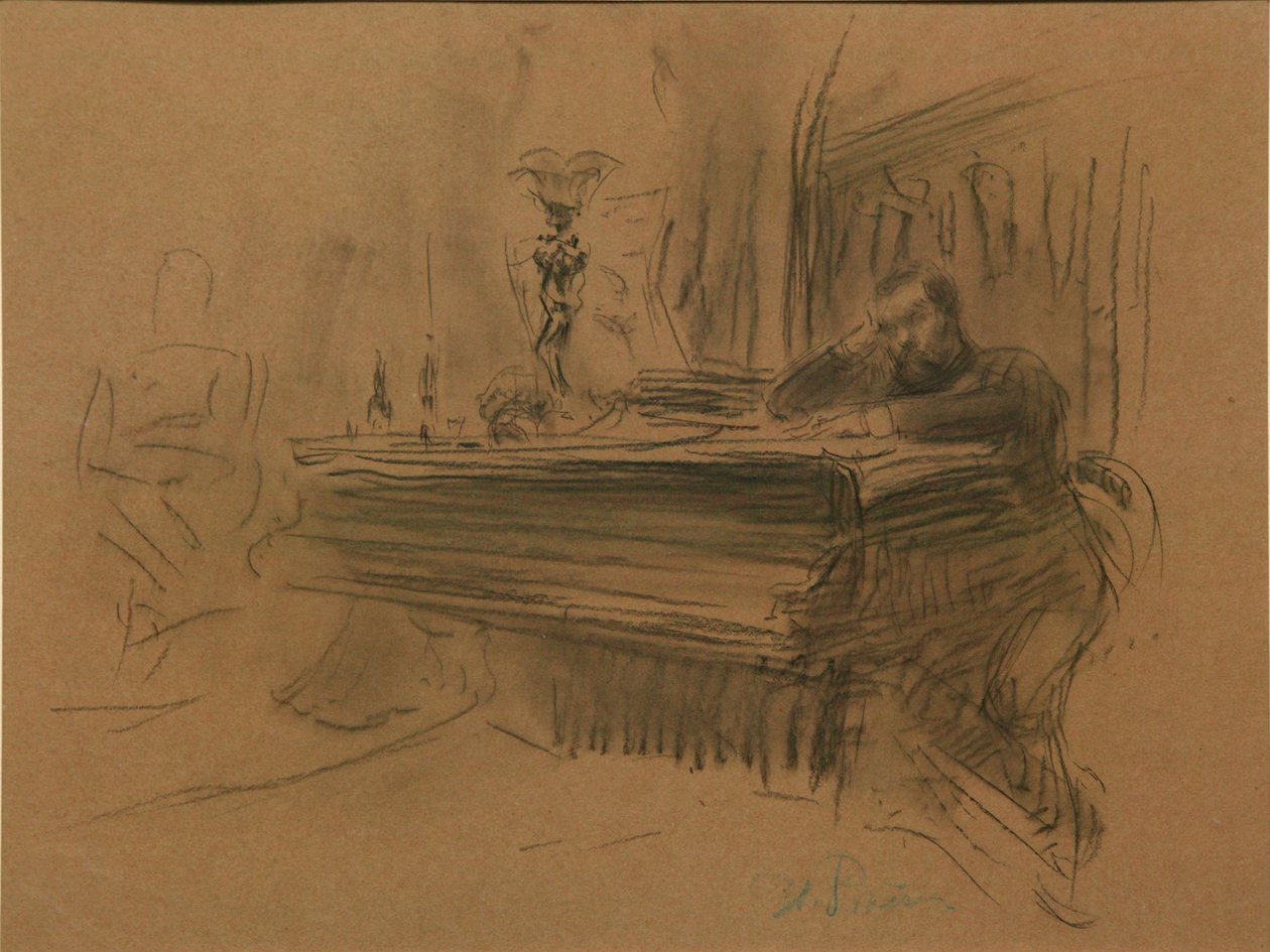 Portrett av komponisten Aleksey Fedorovich Kal, 1906 av Ilya Efimovich Repin