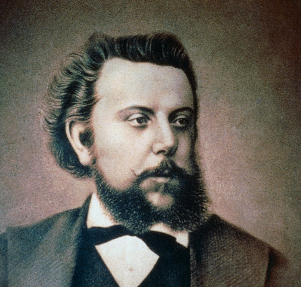 Portrett av den russiske komponisten Modest Mussorgsky (Toropets av Ilya Efimovich Repin