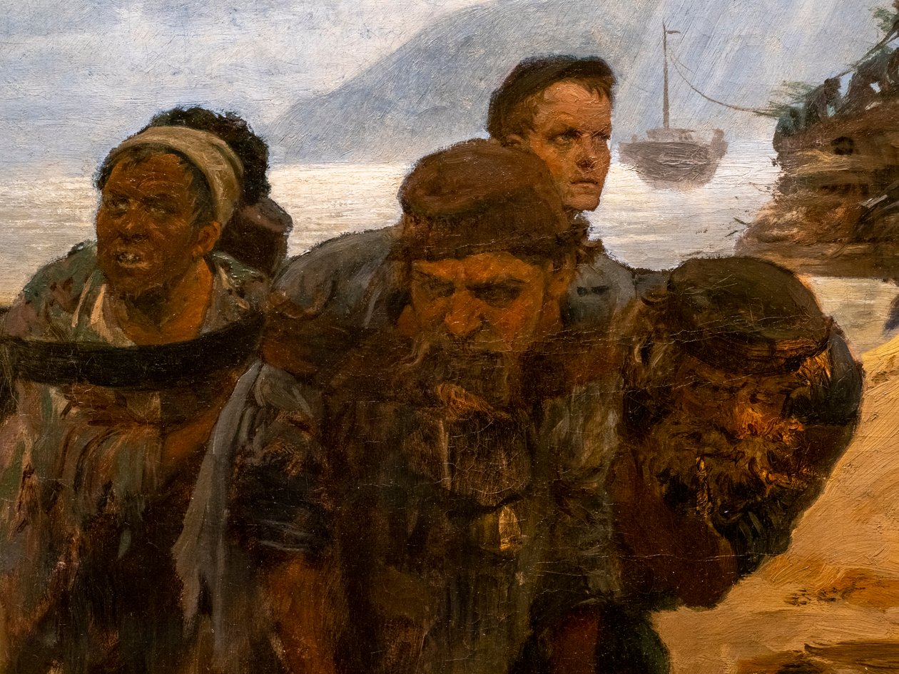 TÅRN SOM KRYSER EN FORD (detalj) av Ilya Efimovich Repin