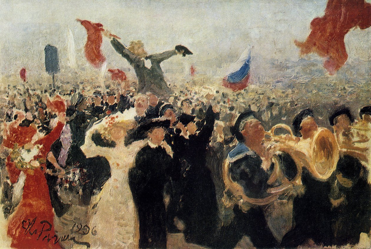 Demonstrasjonen 17. oktober 1905, 1906 av Ilya Efimovich Repin