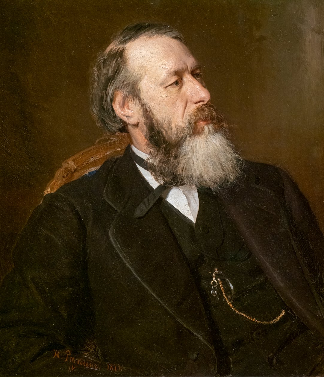 VLADIMIR STASOV av Ilya Efimovich Repin