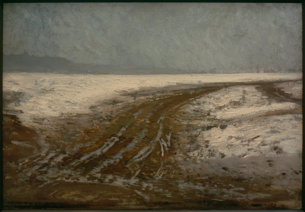 Vei (vei i snø) av Ilya Efimovich Repin