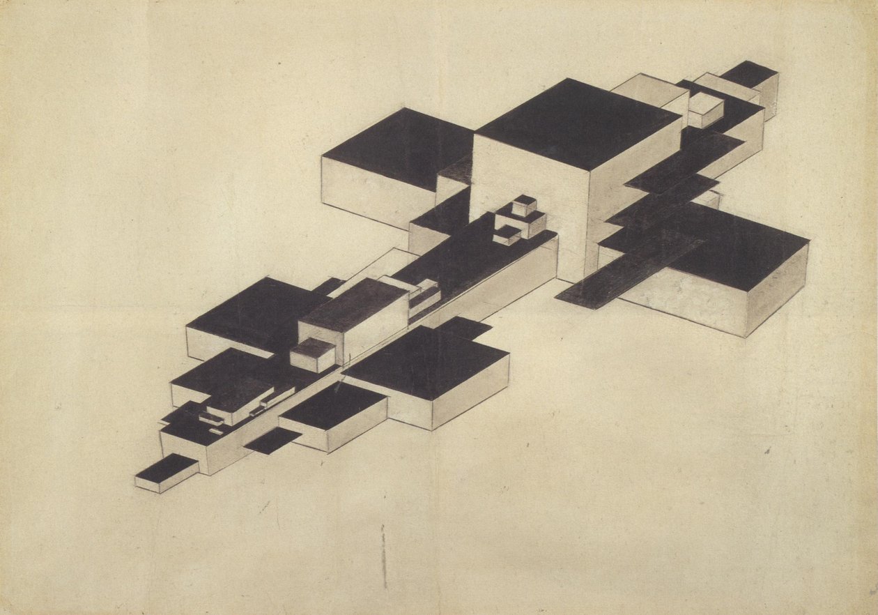 Design for Supremolet Suprematist Plane av Ilya Grigorevich Chashnik