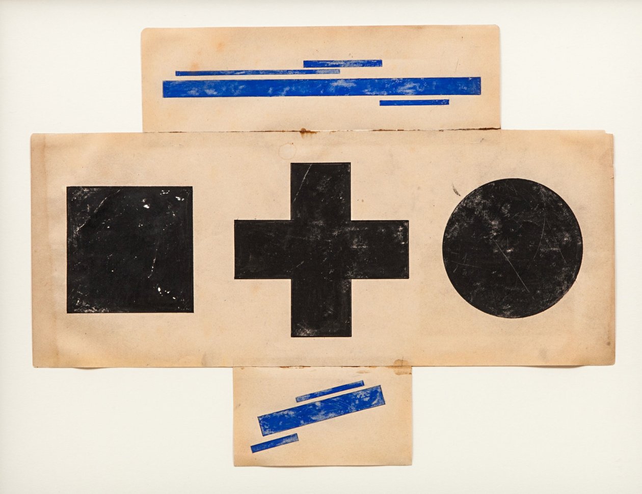 Suprematistisk mønster, ca 1921 av Ilya Grigorevich Chashnik