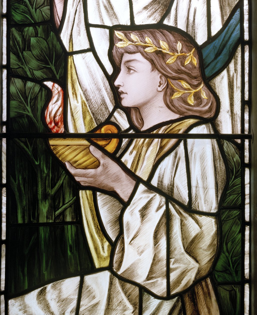 Waterford, St Michael & All Angels, Heaton Butler & Bayne, Selwyn Image, The Wise and Foolish Virgins detalj av Image Selwyn