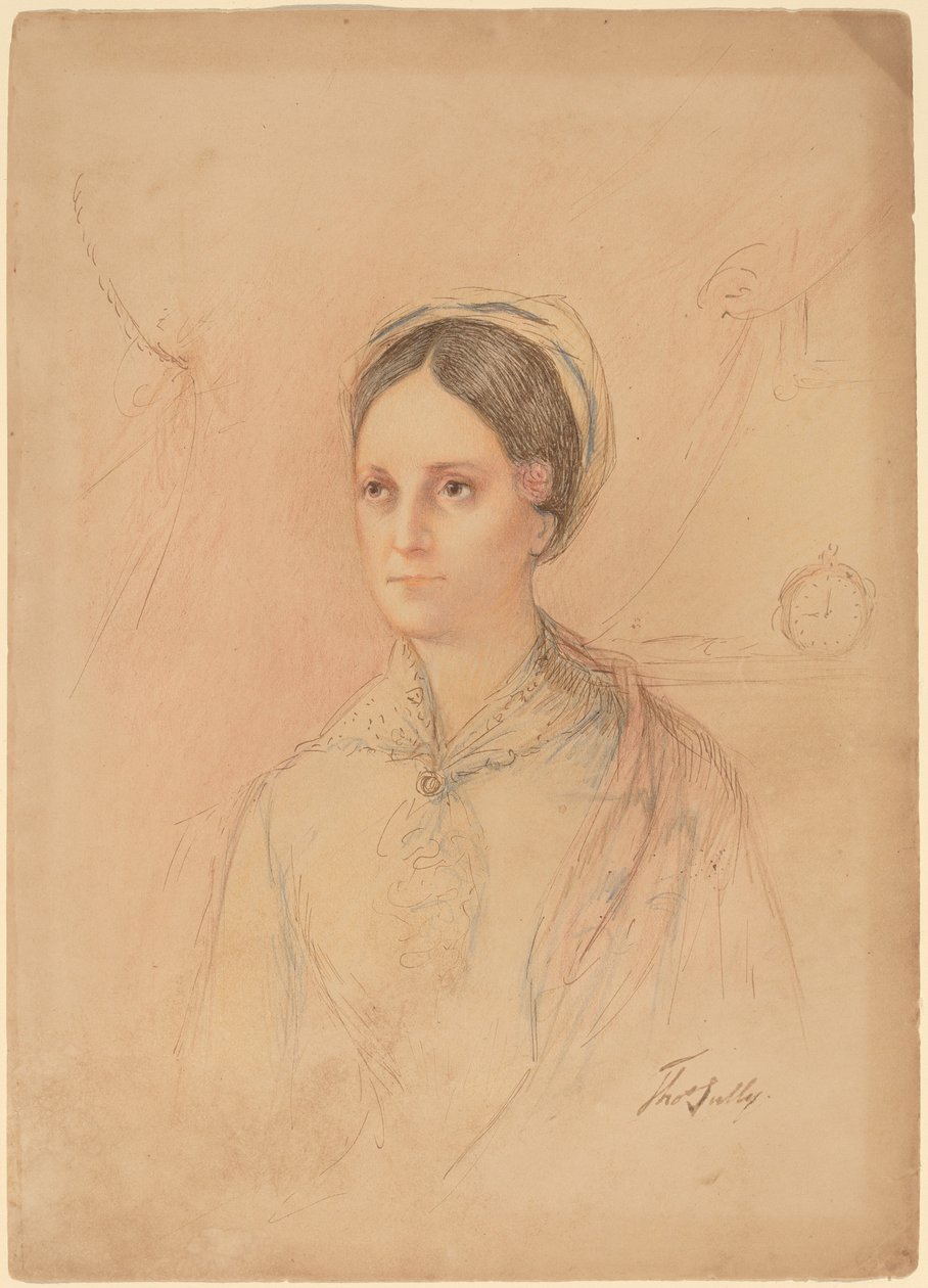 Sarah Jane Mellon av Imitator of Thomas Sully