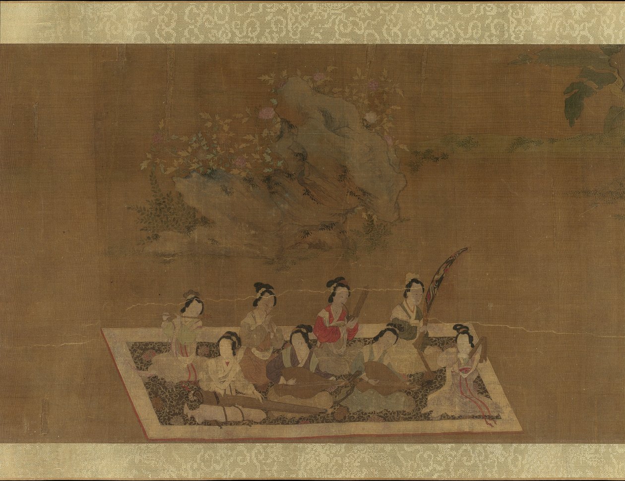 Lady Su Hui and Her Verse Puzzle, 1500-tallet. av In the style of Qiu Ying