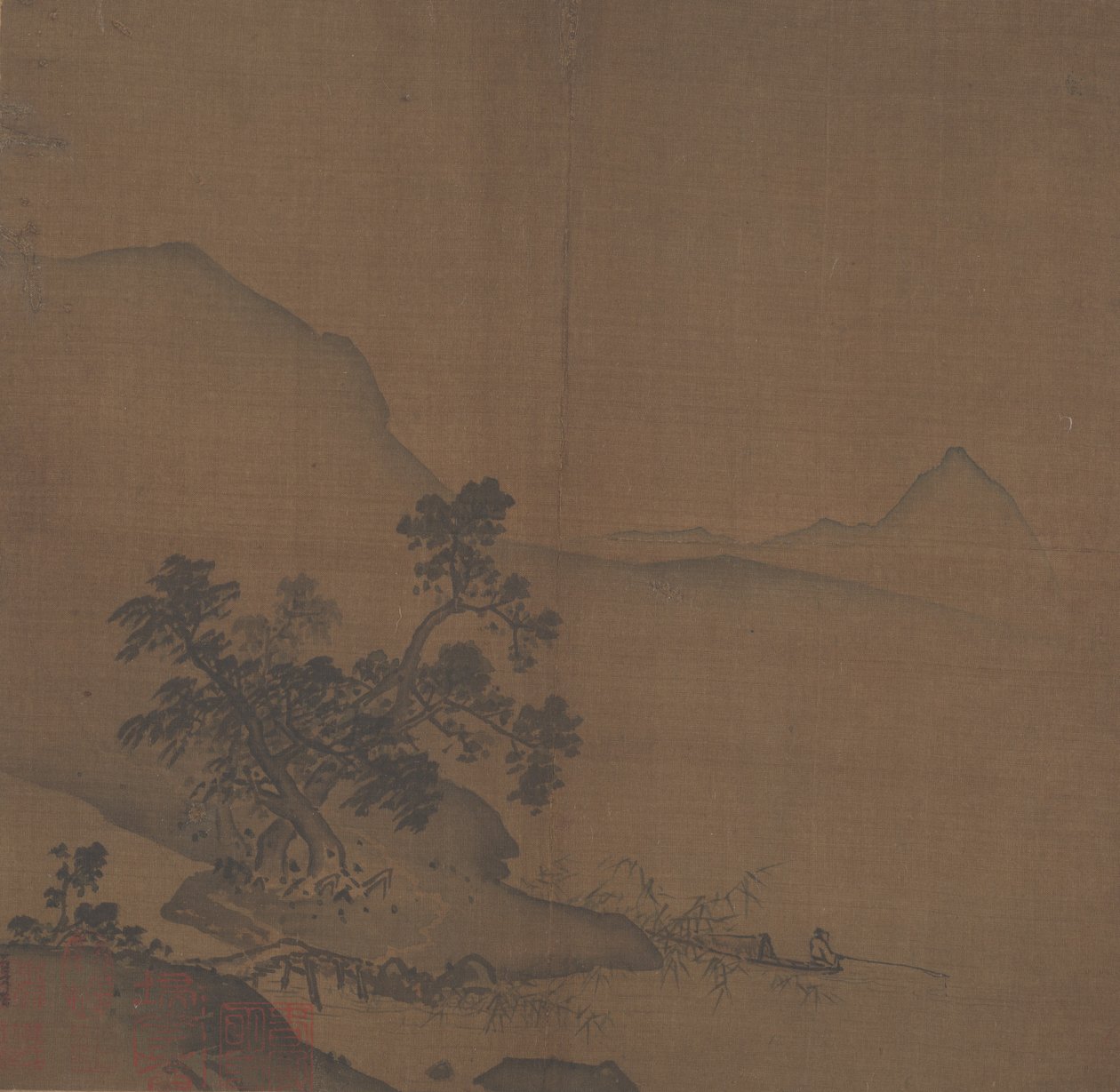 X Ian Hall elvemunning, rub. 1200. av In the style of Xia Gui