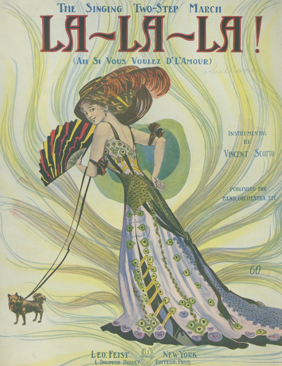 La-La-La! (Ah If You Want Love), ca. 1770-1959 (trykk) av Inc. Leo Feist